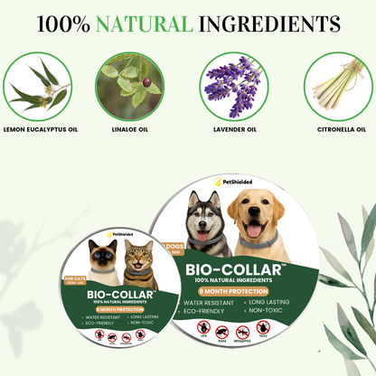 BIO-COLLAR™ - 8 Months Natural Flea & Tick Protection