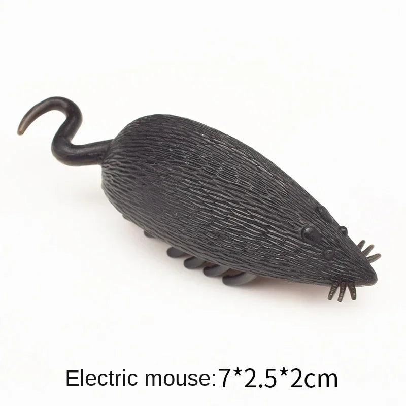 Pet Interactive Mini Electric Bug Cat Toy Kitten Escape Obstacle Automatic Flip Toy Battery Operated Vibration Beetle Supplies