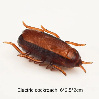 Pet Interactive Mini Electric Bug Cat Toy Kitten Escape Obstacle Automatic Flip Toy Battery Operated Vibration Beetle Supplies